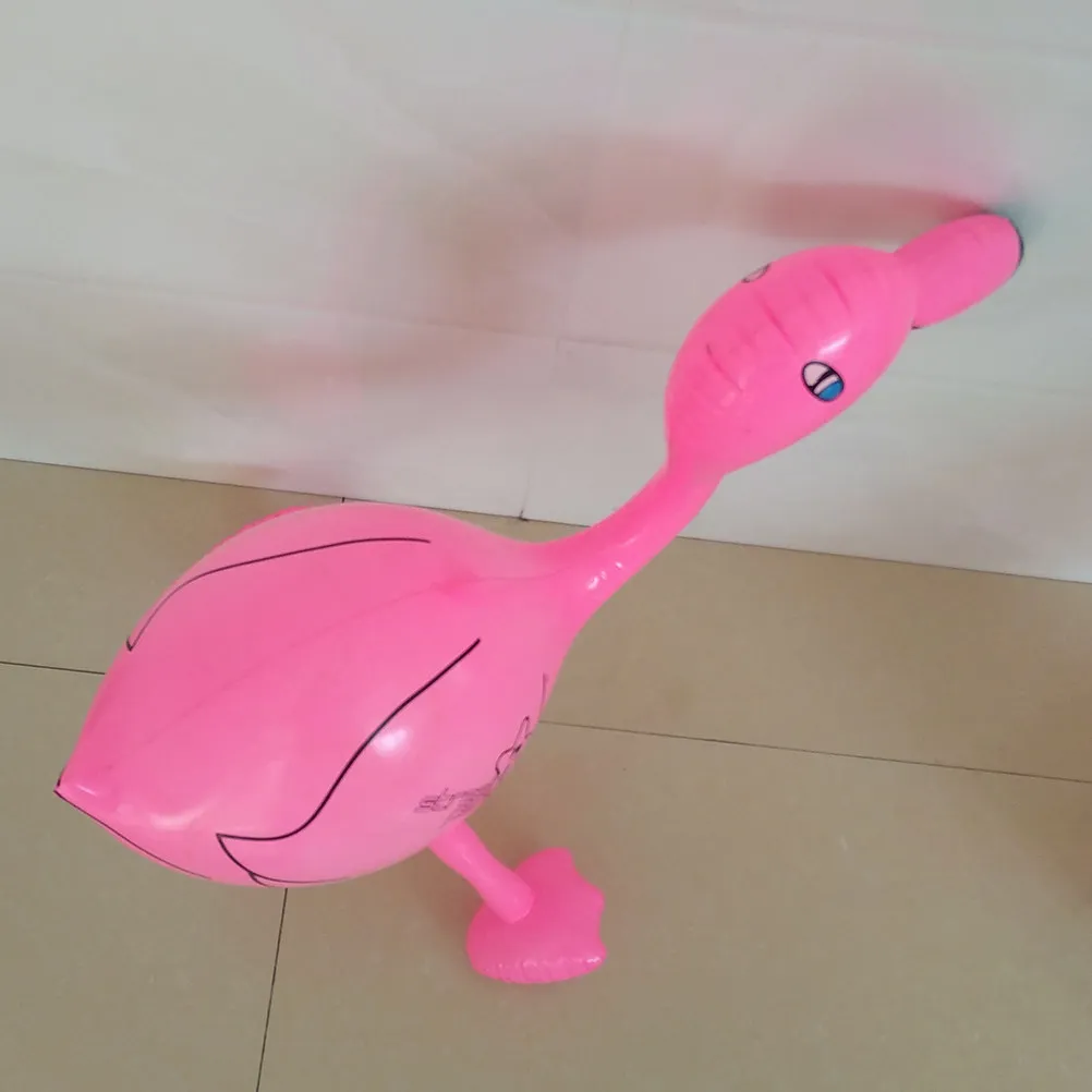 Super Inflatable Flamingo Bird Made of Safe Premium PVC for Swimming Pool Beach Bath Party Fun Outdoor Water Activity Pink