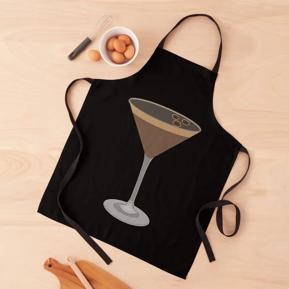 

Espresso Martini Apron waterproof for women with personal logo chef for man Art Apron