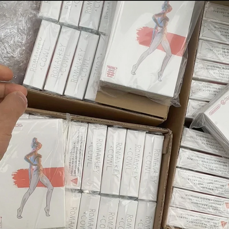 정품 재고 로만키 X 카울 1/12 슈퍼 액션 피규어 장난감 모델 컬렉션 생일 선물 모바일 걸 바디 여성 관절 바디