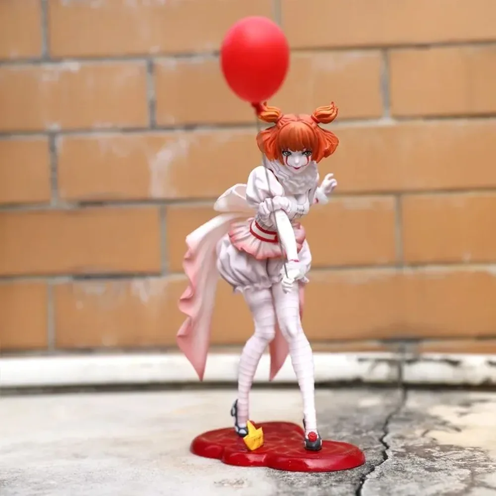 Figura anime da 19 cm It Joker Pennywise Action PVC Figure Joker Girl Figurine Collection Modello bambola regalo