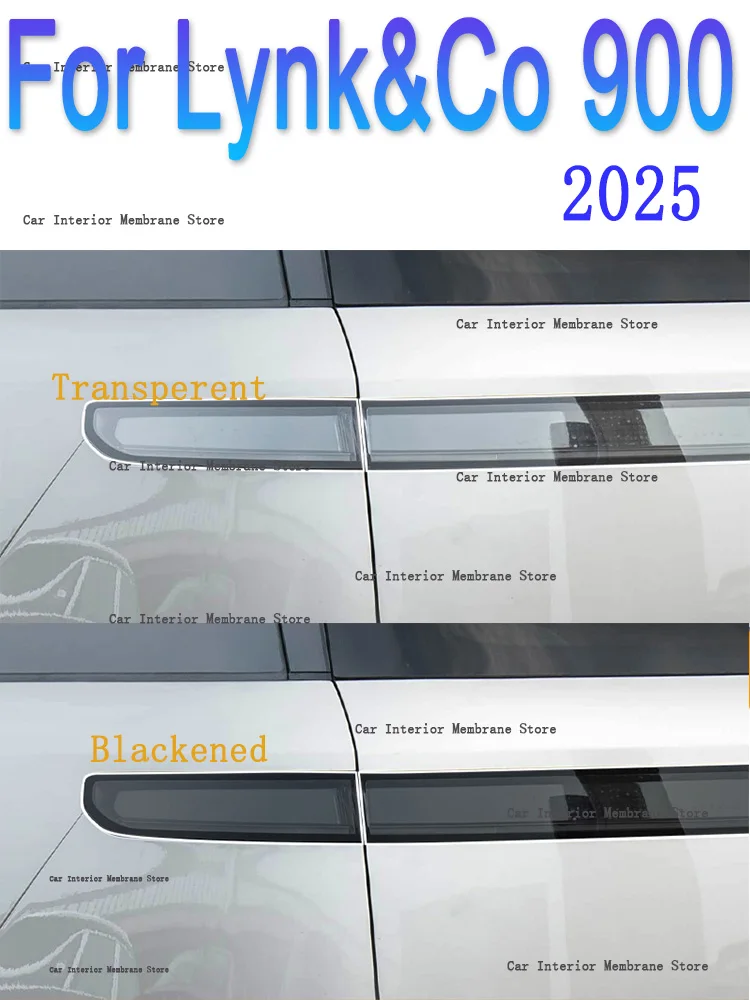 

Для Lynk&Co 900 (2025) — защитная пленка для фар, специальная прозрачная антицарапийная пленка из ТПУ, наклейка для автомобиля