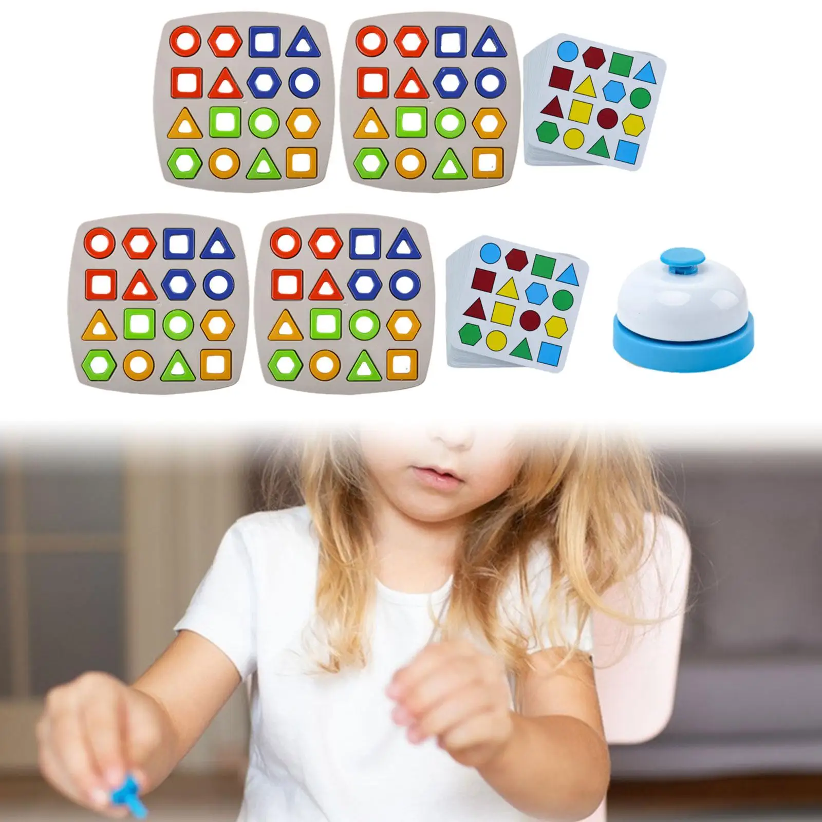 Shape Puzzle Color Recognition Counting Skill Geometric Stacker Game Montessori