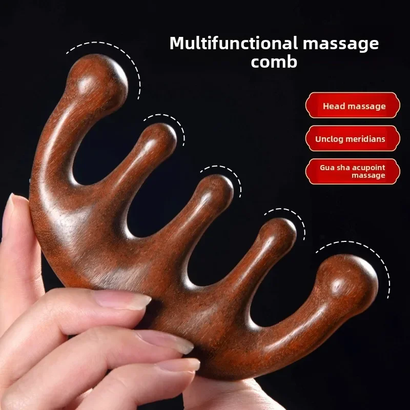 Massager Scalp Hair Comb Tools New Wooden Massage Wood Massager Comb Scalp Head Oil