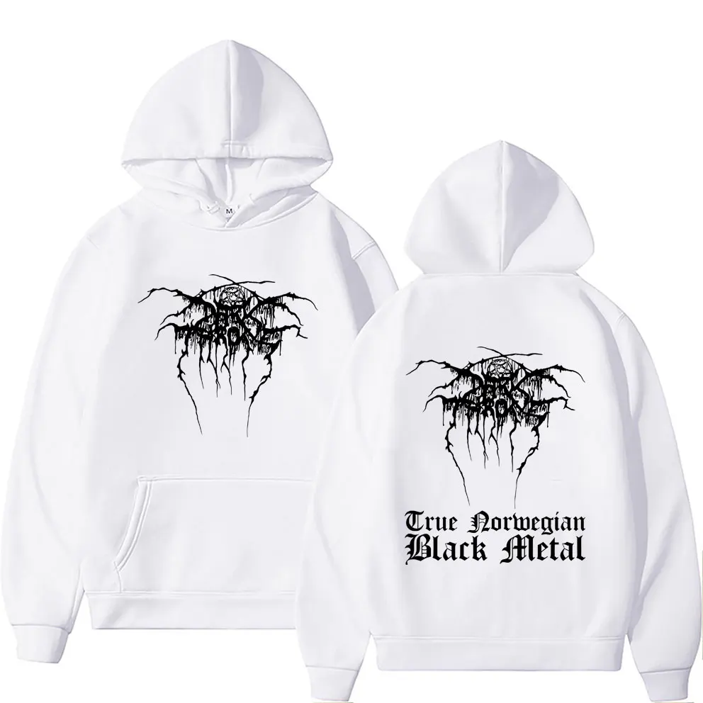 Vintage Darkthrone True Norwegian Black Metal Hoodie Male Mayhem Pullover Men Women Classic Death Black Metal Rock Sweatshirt