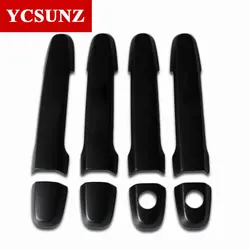 ABS Matte Preto Cor Maçaneta Tampa, Toyota Hilux Vigo 2005 2006 2007 2008 2009 2010 2011 2012 2013 2014