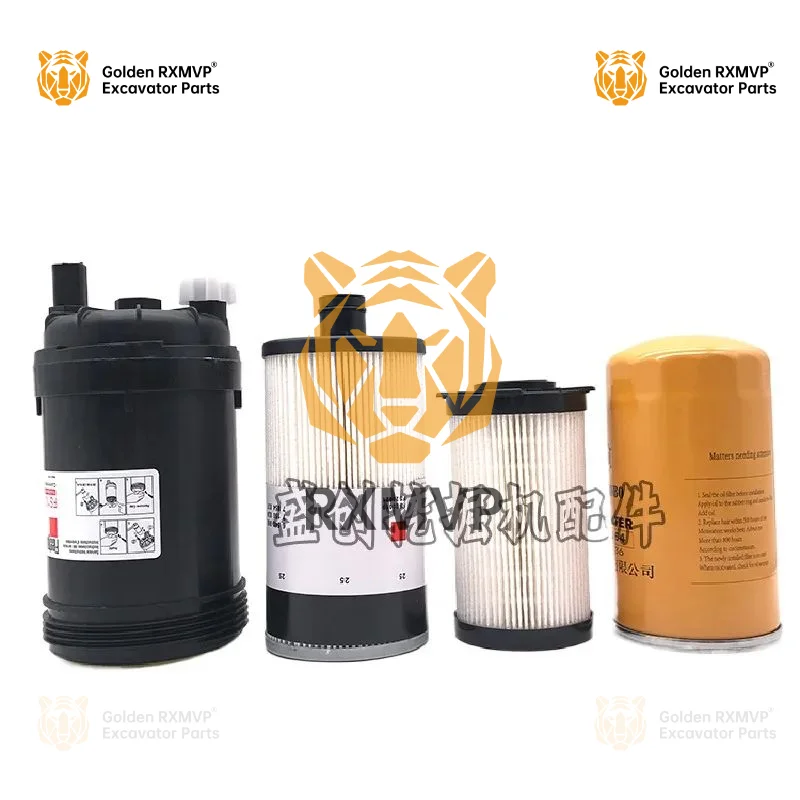 For Sunward Swe Excavator Swe205e-3h Electronic Injection Engine Oil Diesel Air Filter Oil Water Paper Diesel Hydraulic Excav