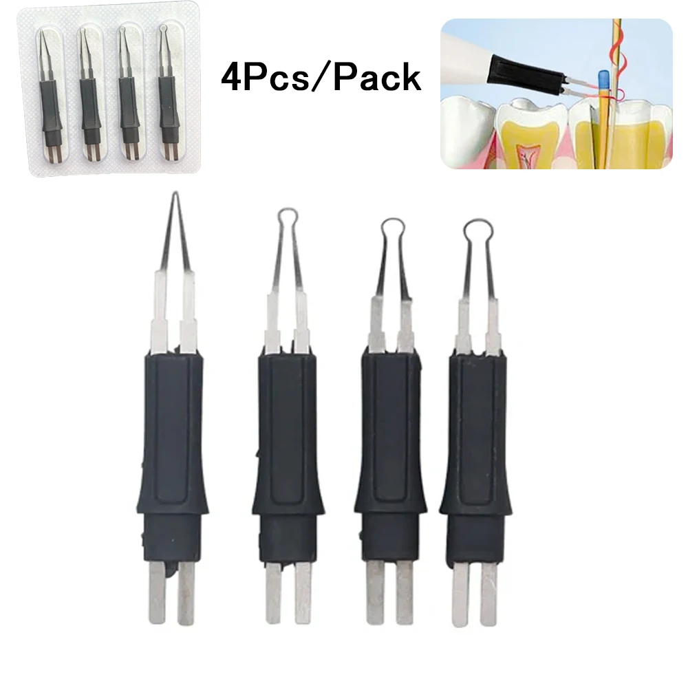 4pcs/Box Dental Heated Gutta Cutter Tips Nozzles Teeth Whitening For Gutta Percha Point Heating Tooth Gum Dental Equipment