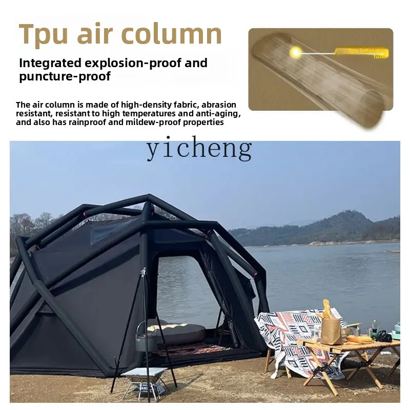 CZ Camping Inflatable Tent Ball Shape Thickened Rain Viewing Camping Equipment