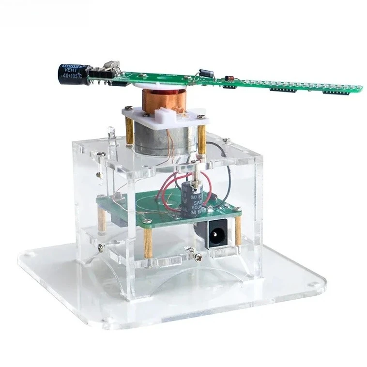 

Светодиодный плоский вращающийся матричный дисплей, акрил 51, микроконтроллер, электронные производственные детали «сделай сам»