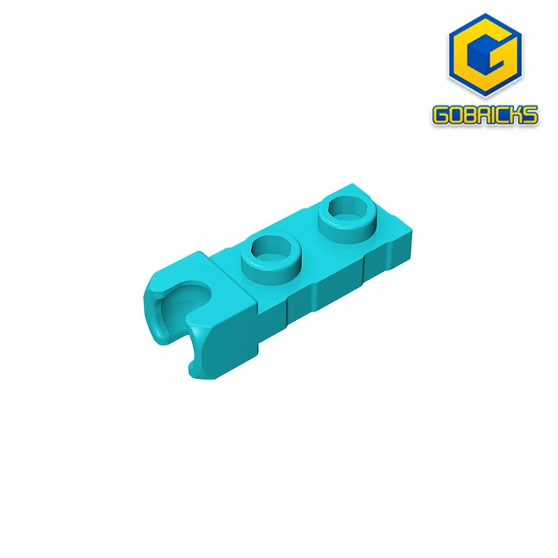 MOC PARTS GDS-851 Plate, Modified 1 x 2 with Small Tow Ball Socket on End compatible with lego 14418 pieces of children's toys