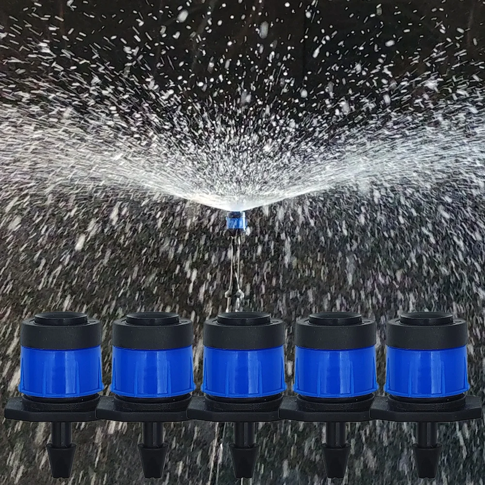 20PCS Adjustable All-round Scattering Sprinklers Spraying 360 Degrees Watering Dripper Home Garden Agriculture Irrigation Tool