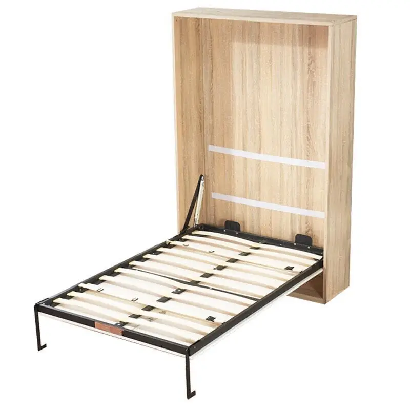 

Rollover invisible hidden wall folding bed cabinet integrated Murphy bed flip space saving automatic shrinking bed hardware