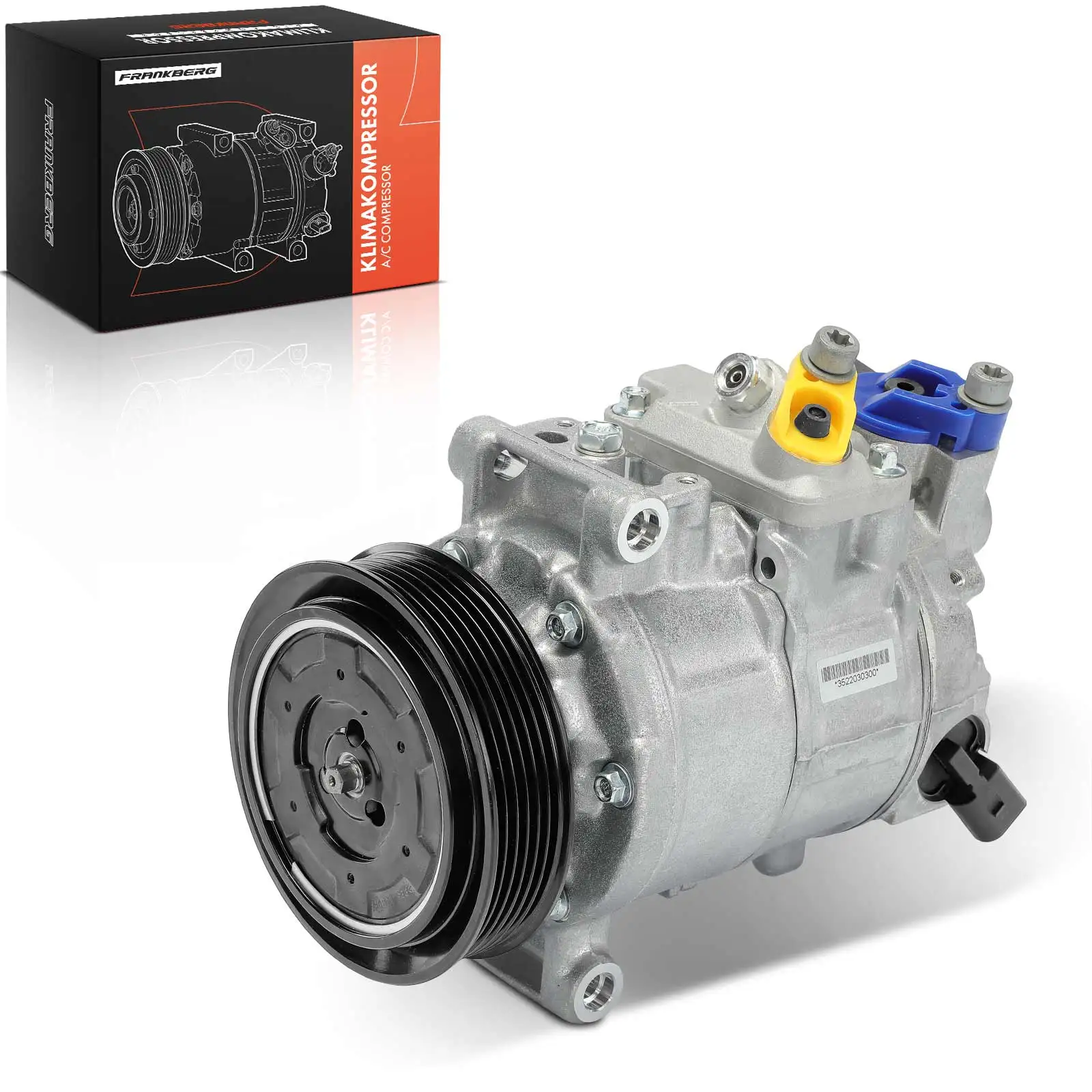 Compresseur de climatisation Frankberg 1x pour Audi A4 8K2 8KH 8K5 A5 8T3 8F7 A6 1.8L 2.0L 4G0260805D 8K0260805M DCP32061