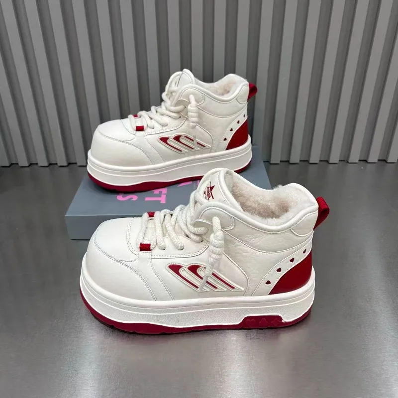 

Velvet Ugly Cute Big Head Snow Boots for Women 2025 Winter New Style Versatile Casual Comfortable Soft Bottom Short Cotton Boots