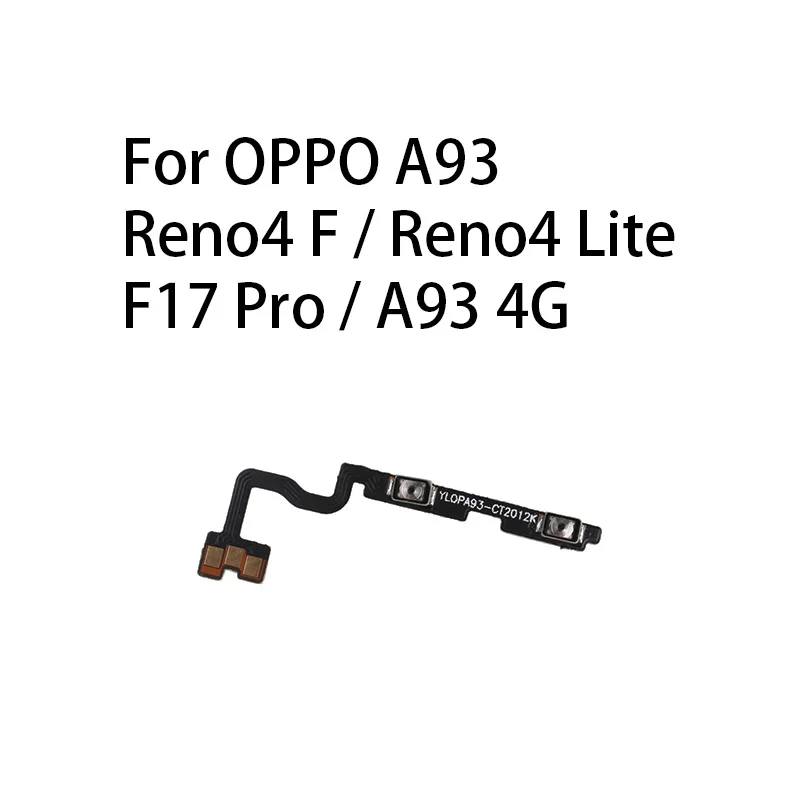 Mute Switch Control Key Volume Button Flex Cable For OPPO A93 / A93 4G / Reno4 F/ Reno4 Lite / F17 Pro