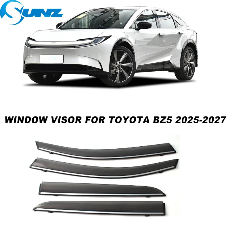 

Side Weathershield For Toyota BZ5 2025 2026 Window Visor Wind Deflectors Visors Rain Guard