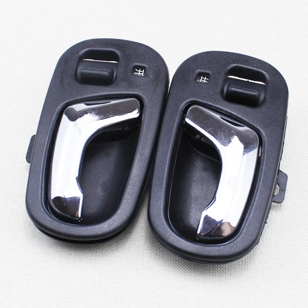 

KUMMYY 2PCS Left Right INTERIOR Inside Chrome DOOR HANDLE for SUZUKI SWIFT GEO METRO 1992-1995 83150-66E00