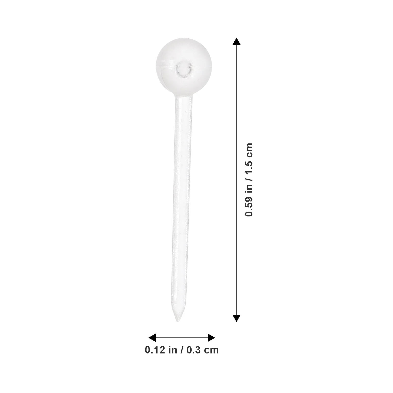 

1000Pcs Foam Ball Pins Transparent Sequin Tacks for Craft Ornament DIY Xmas Decor Handicraft Accessory Mini Pins Multi-Use