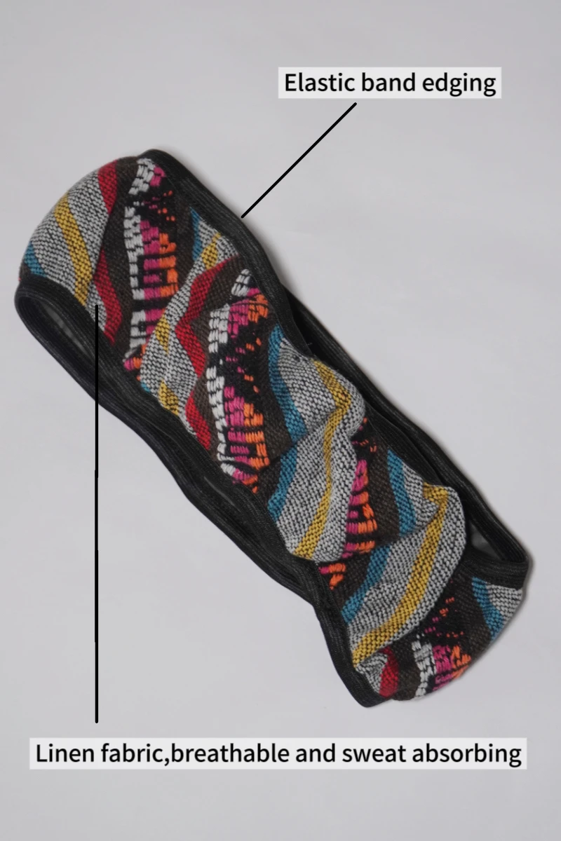 1 Stück Bohemian-Style Lenkradbezug ohne Innenring, Verschleißfest und Atmungsaktiv, Geeignet für 14,5-15 Zoll Lenkräder – Detail 3