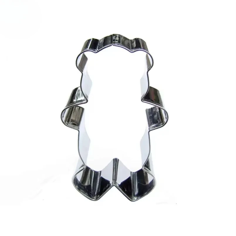 Little Bear Shape Cake Decorating Fondant Cutters Tools,Stainless Steel,Cartoon Animals Bear Cookie Biscuit Oven Baking Molds