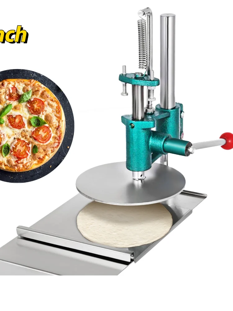 7.8in Manual Pizza Dough Press Machine Home Big Roller Sheeter Pasta Maker Pastry Flattening Presser Kitchen Appliance