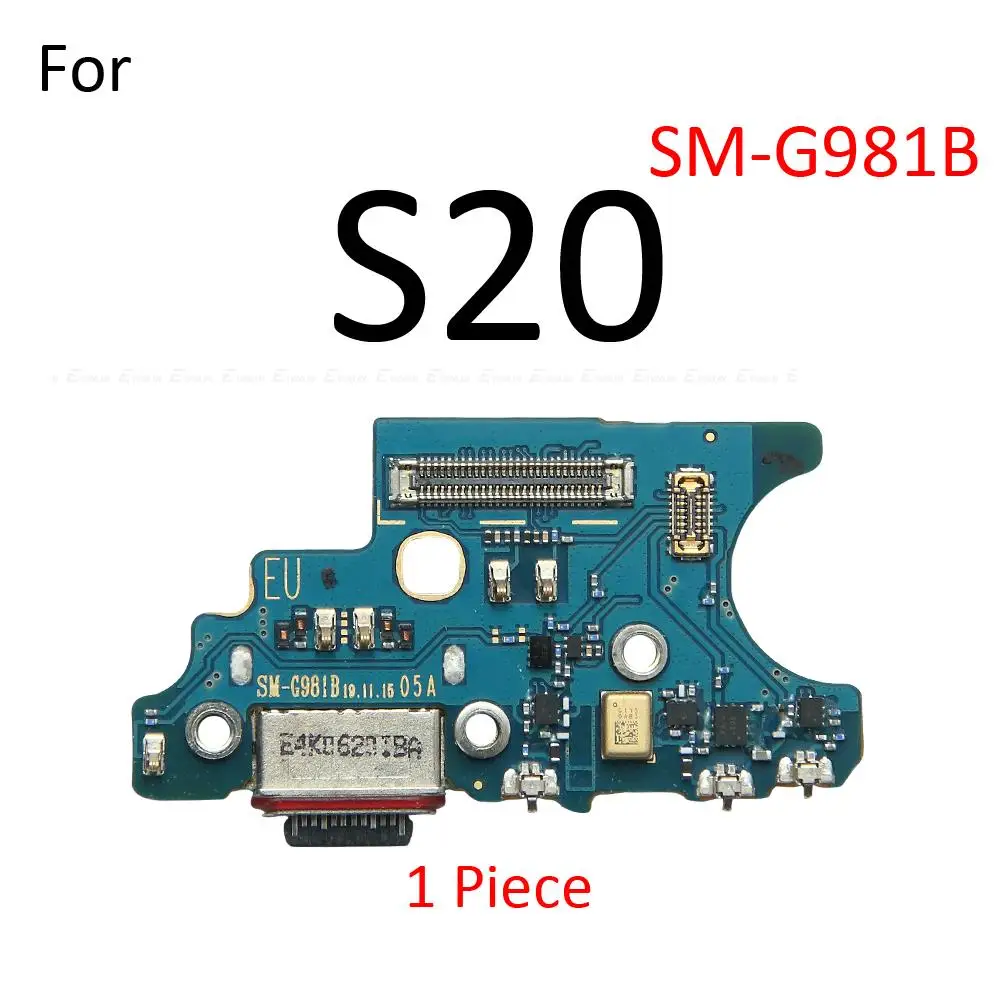 Fast USB Charging Charger Dock Port Board With Microphone Mic Flex Cable For Samsung Galaxy S20 FE Ultra Plus S10 5G Lite