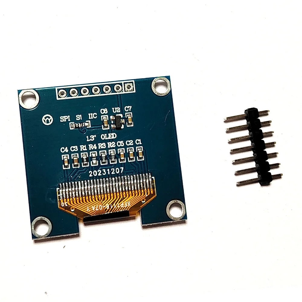 شاشة عرض OLED ، SPI ، IIC ، I2C لون الاتصال ، 128X64 LCD ، 4Pin ، 7Pin ، محرك أقراص 1.3 بوصة ، SH1106