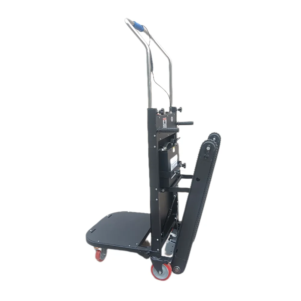 Electric Portable Foldable Metal Three-Wheel Ladder Climbing Machine Stair Climbing Trolley OEM Cargo Handling