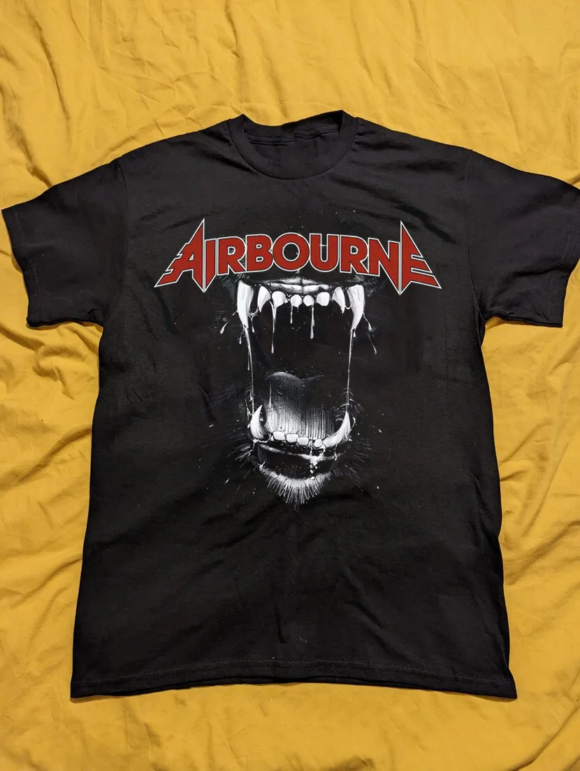 

НОВЫЙ постер Airbourne Band Tour, подарок для фаната, футболка всех размеров от S до 5XL TMB4757