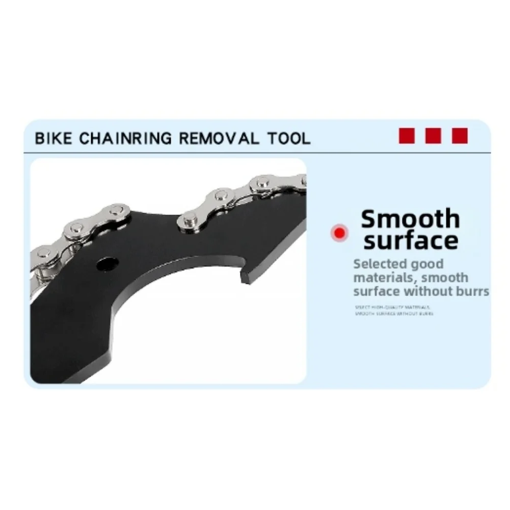 Multi-Purpose Chain Maintenance Wrench with Sides for Cassette and Hub Ring Removal Ergonomic Handle Design Multi-Purpose