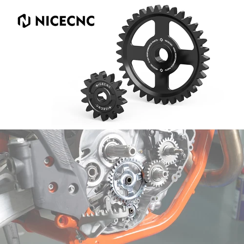 Imagen 1 del producto NICECNC para KTM EXC EXC-F XCF-W SX-F XC-F 250 350 Husqvarna FC FX FE 350 250 2017-2022 Kit de engranaje tensor de bomba de aceite de motor de motocicleta
