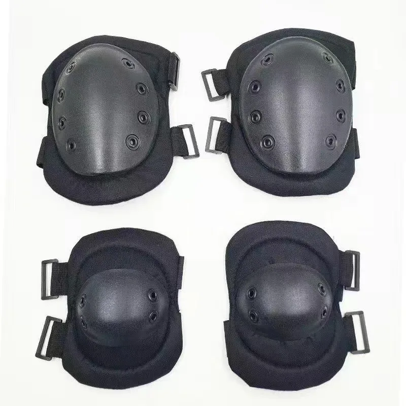 Tactical Combat Protective Knee Elbow Protector Pad Set Gear Sports Military Knee Elbow Protector Leg Protection for Cycling