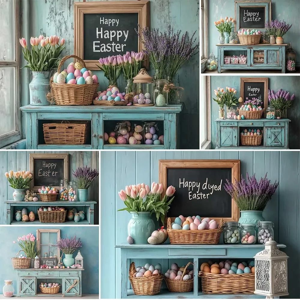 Primavera páscoa fotografia fundo feliz páscoa flor decoração de madeira chá de bebê bolo quebra cenários estúdio adereços