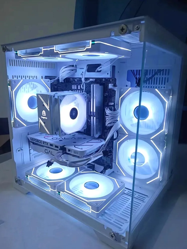 新型ハイエンド組立機 i5 13400F RTX5060Ti/14600KF/K 5060TI 8G 高フレームレート ゲーミングデスクトップパソコン ホスト DIY 完成セット