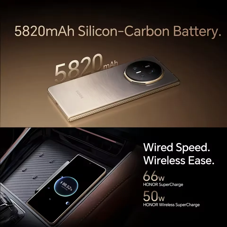 New ArrivalGlobal Version HONOR Magic V5 5G Foldable Smartphone 7.95