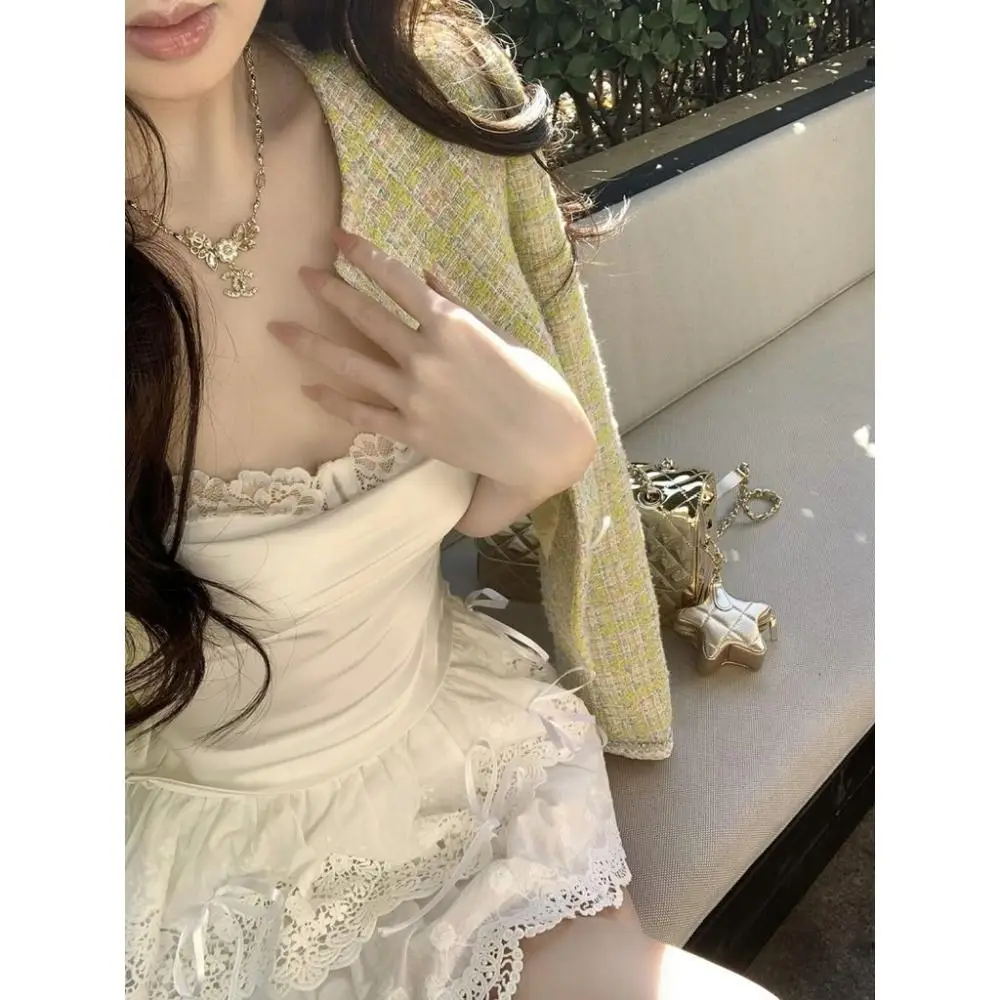 Mode Strik Gelaagde Rok Balletstijl Mesh A Line Rok Hoge Taille Slim Fit Mini Jurk