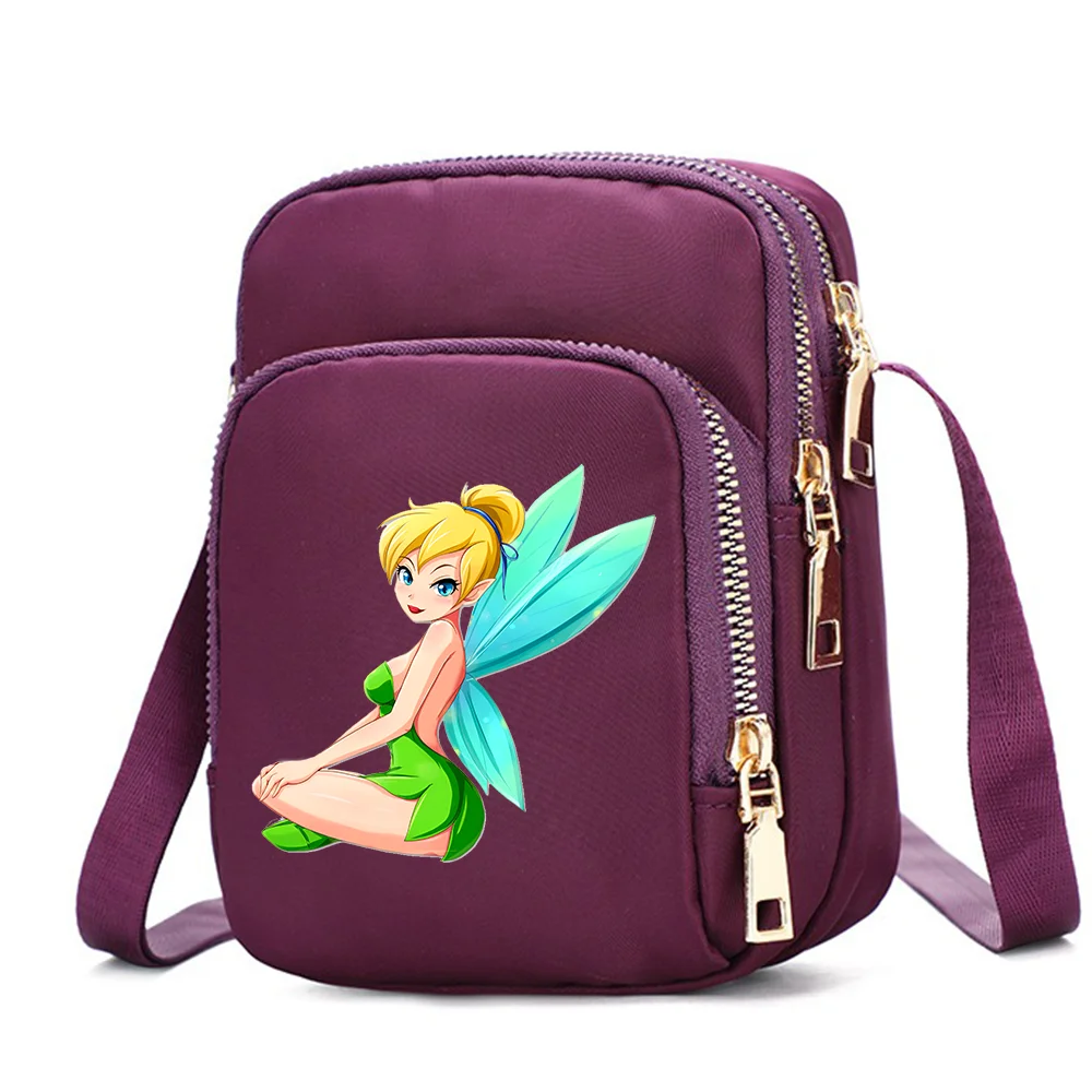 Tinker Bell Cell Phone Purse Crossbody Bag for Shoulder Bags Large Tote Bag Ladies Underarm Handbags Female Girl