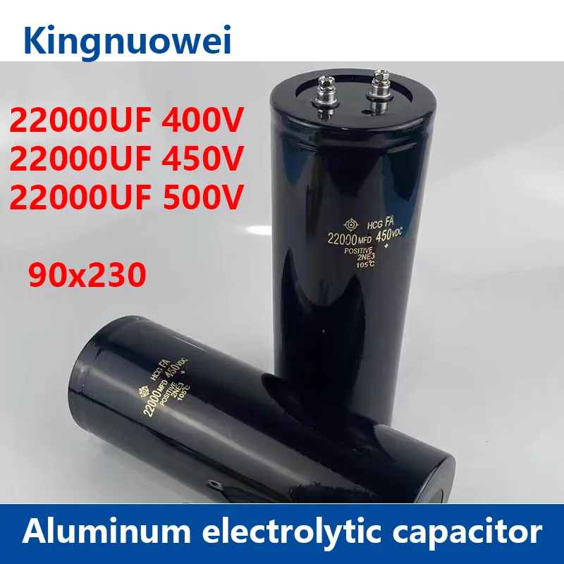 

Bolt capacitor 22000UF 400V 450V 500V 75 * 220MM inverter capacitor welding machine 90*230 400V 450V 500V 22000UF capacitor