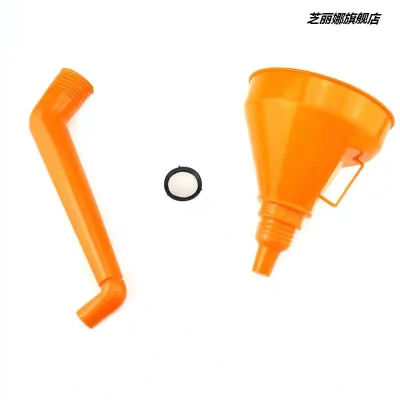 Refueling Funnel with Filter Motorcycle Refuel  Engine Oil Funnel Moto Car Long Mouth Funnels Car Repair Filling Tools