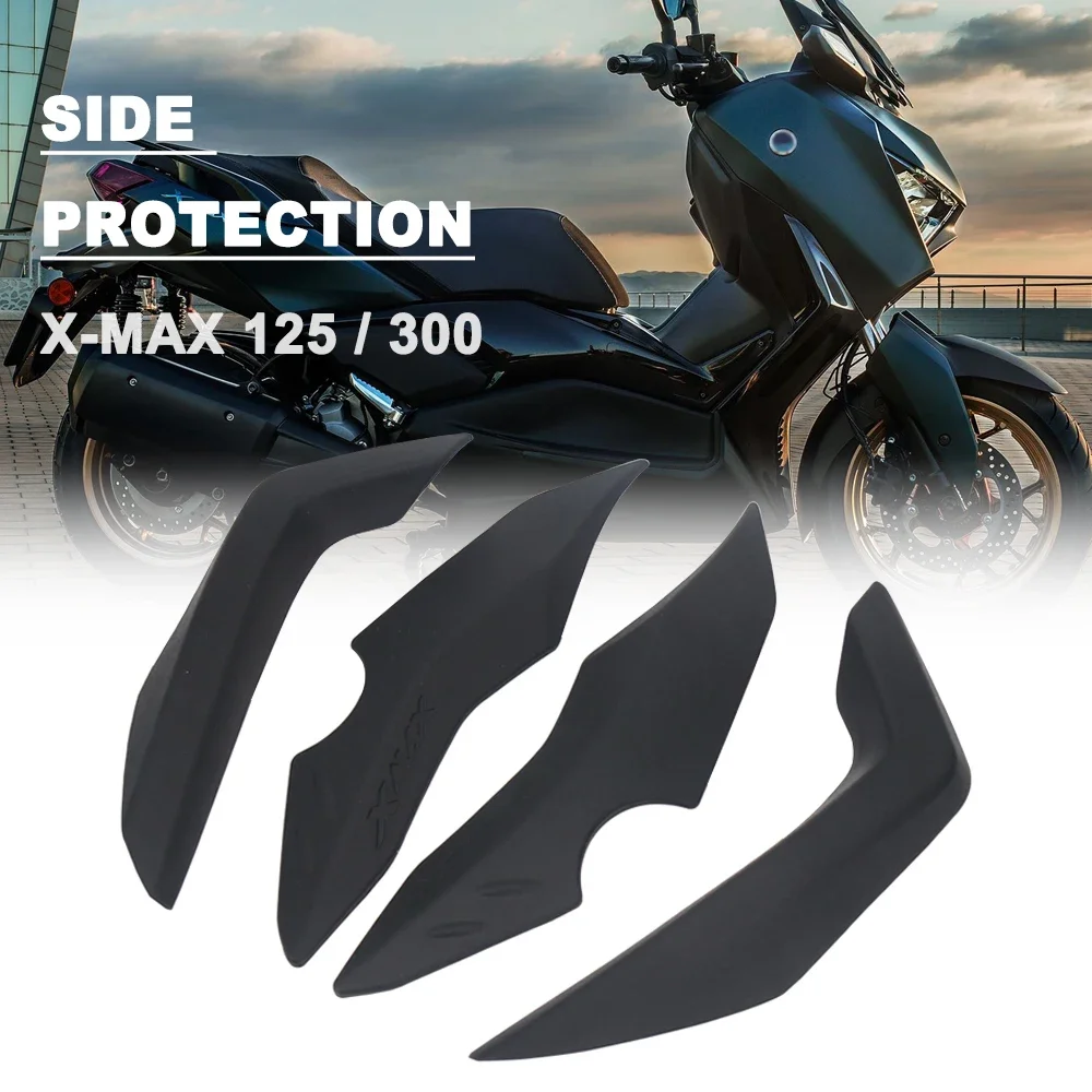 

Для YAMAHA XMAX125 X-MAX125 X-MAX300 XMAX300 аксессуары для мотоциклов, защита тела, наклейка с логотипом, полоски против царапин, наклейка