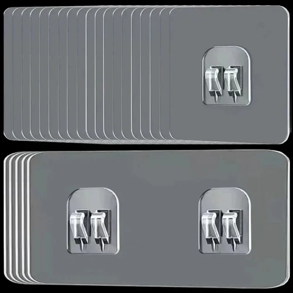 10 шт. водостойкий клейкий крючок, наклейка на полку для ванной комнаты, кухни, настенная полка, кухонная наклейка на винт, крючок, стеллаж для хранения