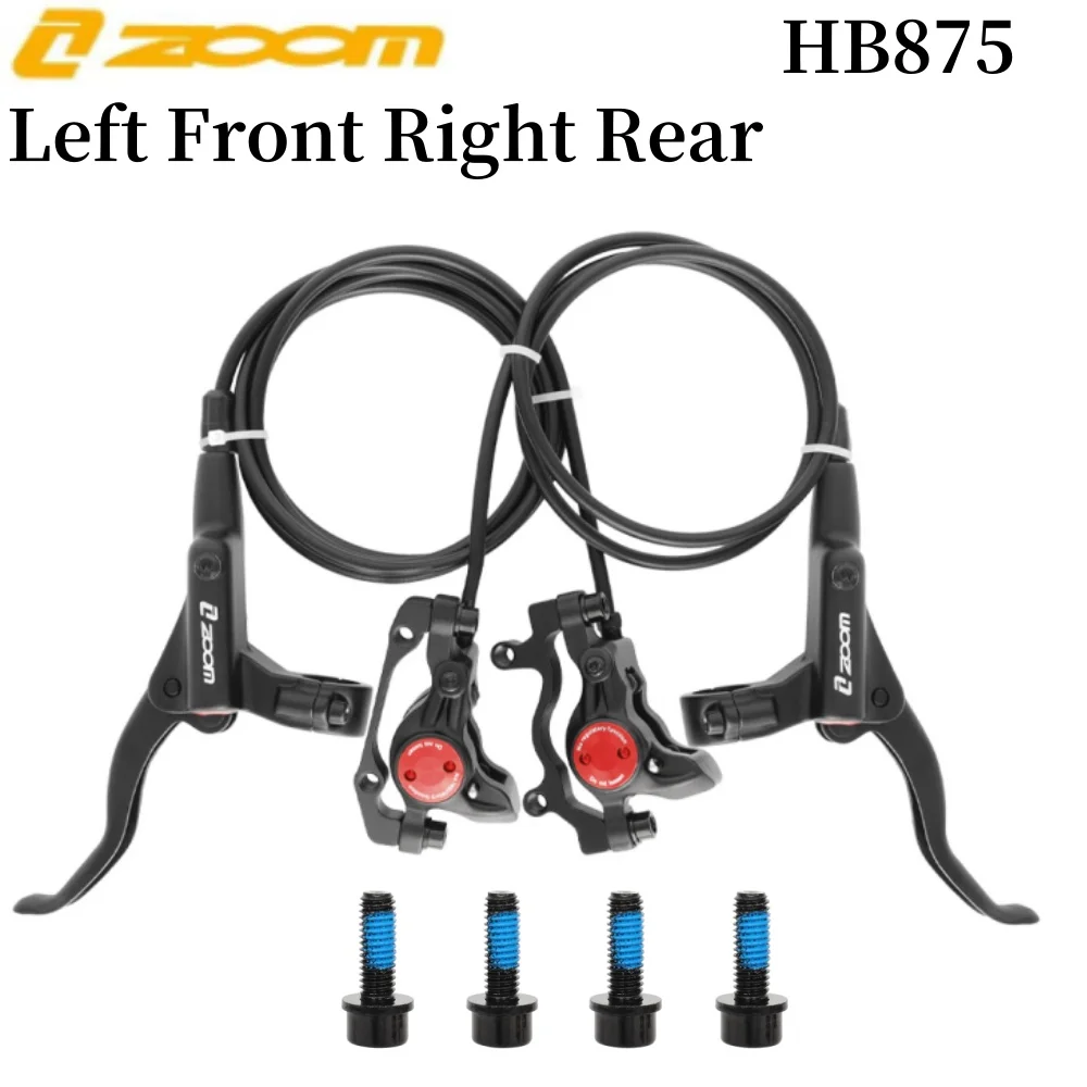 ZOOM HB875 MTB Mountain Bike Hydraulic Disc Brake Left Front Right Rear Brake Bicycle Electric Bike Brake