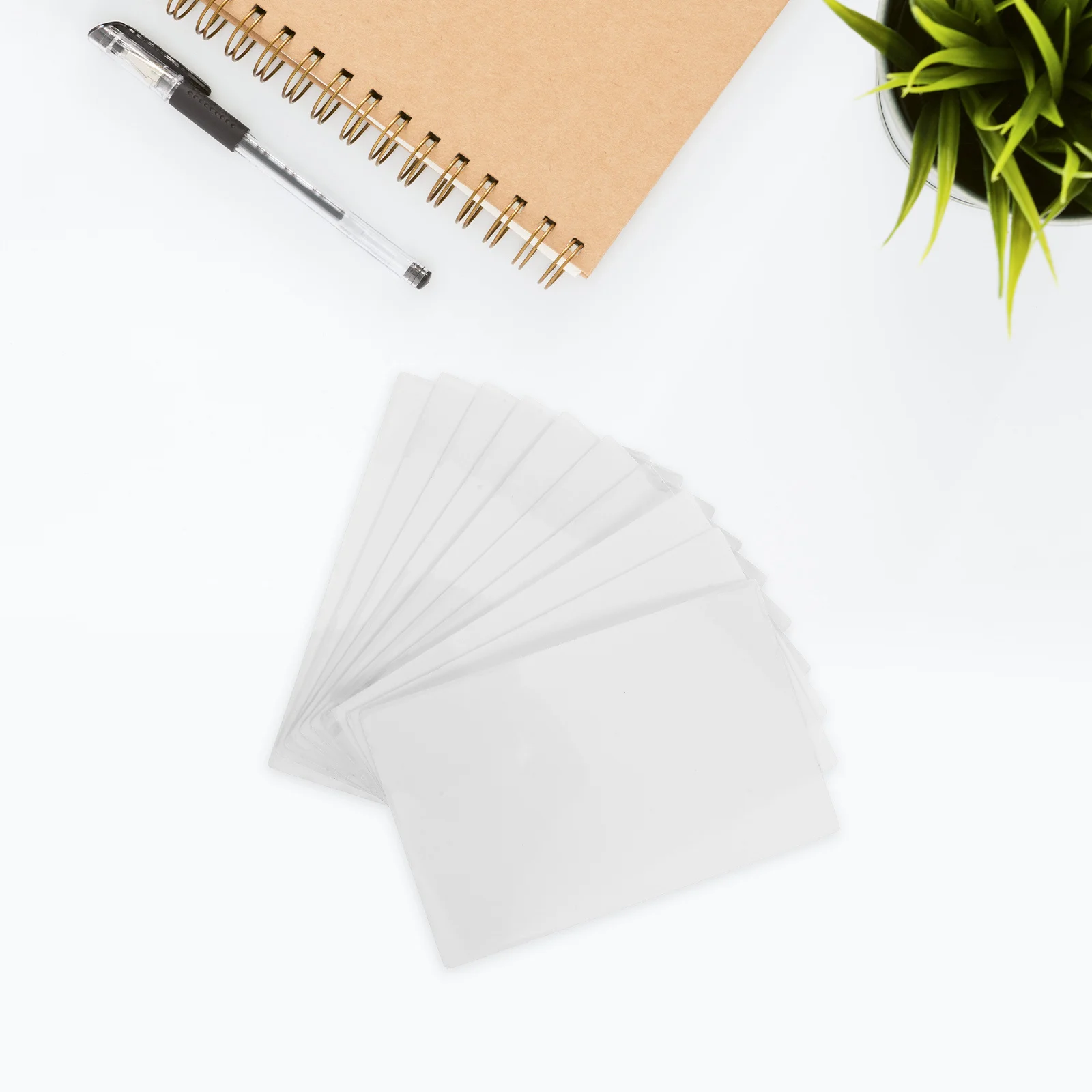 

10Pcs Heat Transfer Sublimation Name Cards Double Side Flexible Plastic Business Cards Blank Sublimation Business Card Blanks