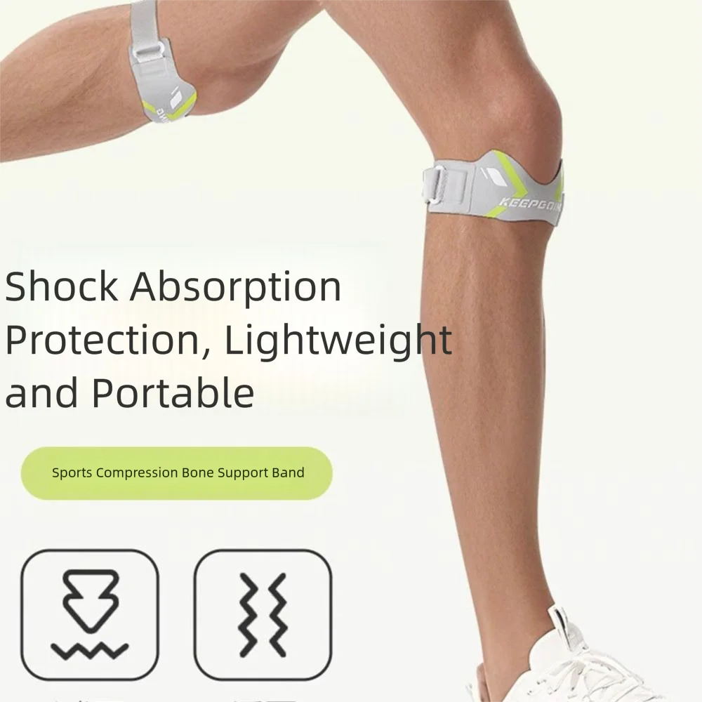 

Breathable Knee Brace Non-Slip Design Patellar Tendon Stabilizer Knee Patella Support Adjustable Shock Absorber Sport Knee Wrap