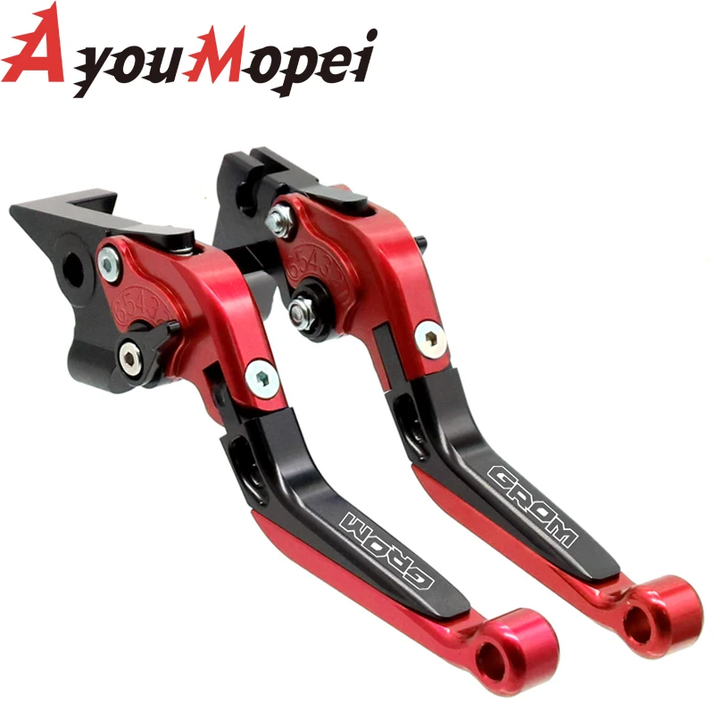 Fit For HONDA GROM MSX125 2014-2024 GROM MSX 125 Motorcycle CNC Accessories Folding Extendable Brake Clutch Levers Handle Set