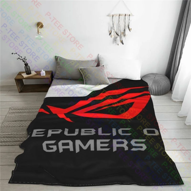 Asus Republic Of Gamers Blanket Casual Classic Plus Velvet Cover Blanket Decorative Sofa