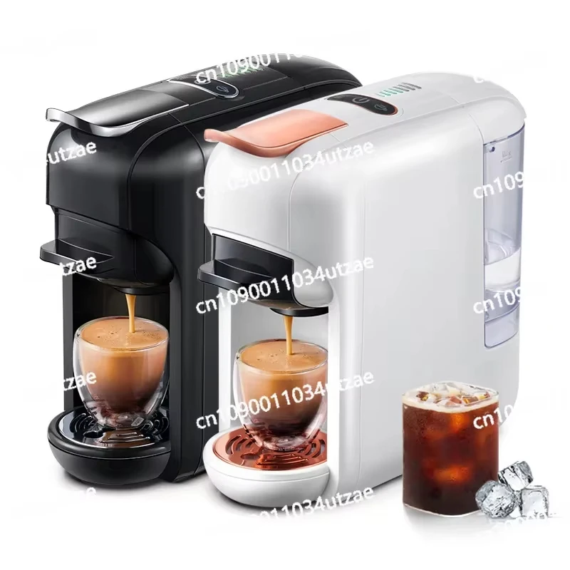 5 in 1 Capsule Coffee Machine Automatic Small Household Coffee Machine 7-speed Water Level Hot and Cold Italian Capsule Machine