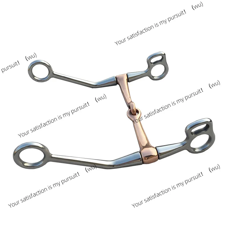 Stainless steel western equestrian supplies harness horse head 12.5cm copper armature