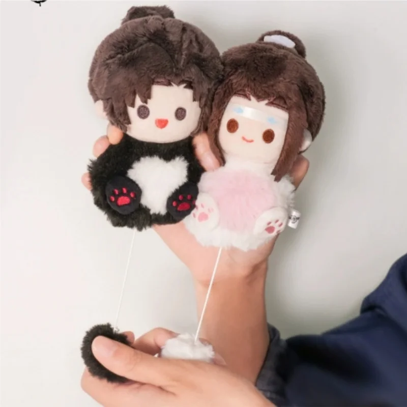Novo mo dao zu shi animal serise saco pingente lan wang ji wei wu xian dos desenhos animados diversão brinquedo de pelúcia coleção chaveiro presente aniversário
