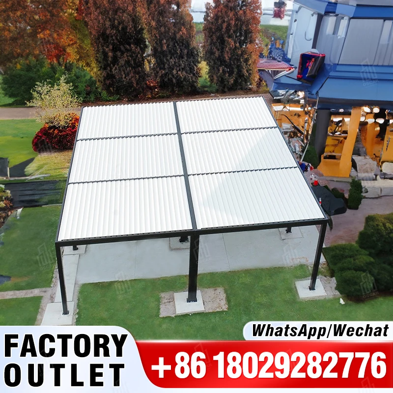 Bioclimate motorized electric aluminum patio covers pergola outdoor